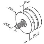 Point de fixation Ø40 mm