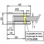 Portillon piscine - INOX 316 - Brossé GR320