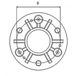 Poteau de balustrade modèle 13