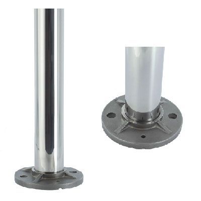 Poteau de balustrade mod�le 14 poli miroir