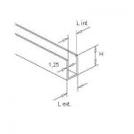 Profil U - 10 / 10,7 / 10 mm