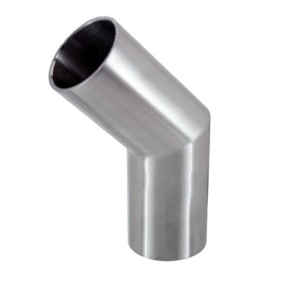 Raccord inox 45� pour main courante bois