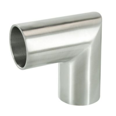 Raccord inox 90� angle vif pour main courante bois