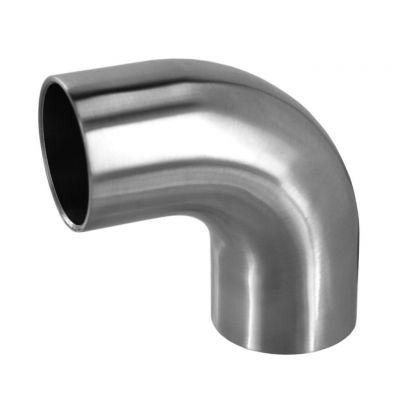 Raccord inox 90� pour main courante bois