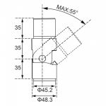 Raccord Variable - Ouverture Haute