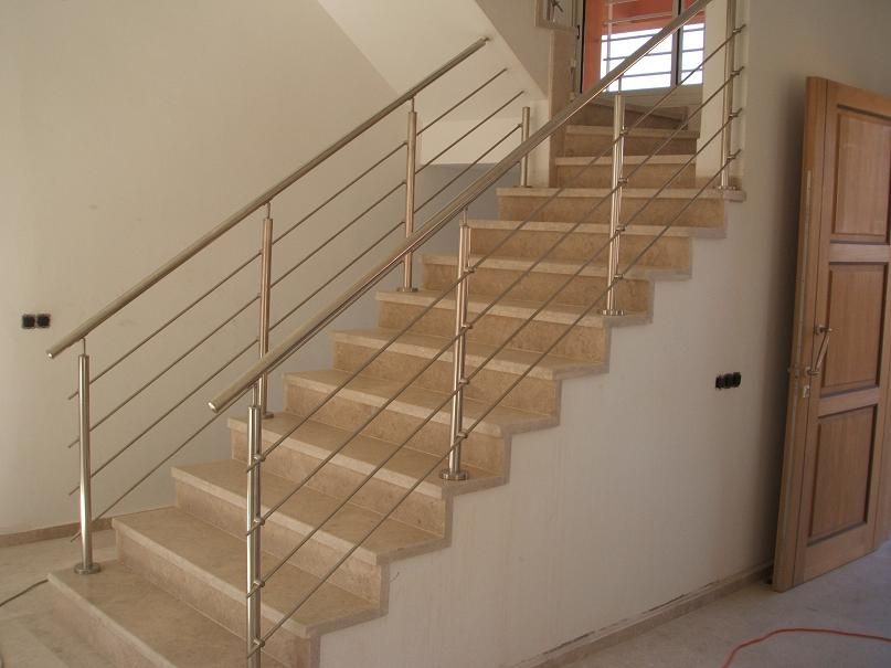 Rambarde � barre - escalier