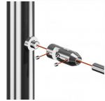 Support axial orientable - Fixation sur tube