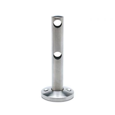 Support double traversant - aspect inox bross�