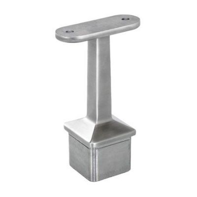 Support fixe carr� main courante plate