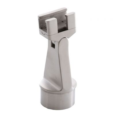 SUPPORT MAIN COURANTE LED �48.3 A COLLER SUR TUBE �48.3 x 2 mm - INOX 316