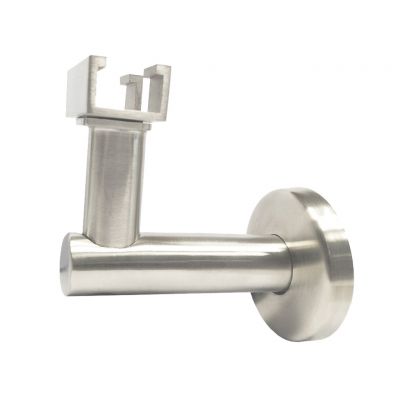 SUPPORT MURAL MAIN COURANTE LED �48.3 mm POUR ALIMENTATION ELECTRIQUE - INOX 316