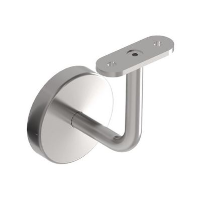 Support mural main courante ronde �42,4 mm avec cache