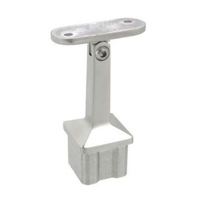 Support orientable carr� main courante plate