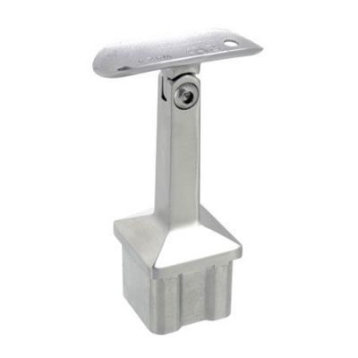 Support orientable carr� main courante ronde