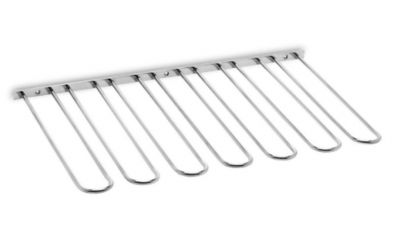 Support pour verre - 6 branches - inox poli brillant