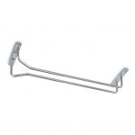Support pour verre &agrave; pied - inox bross&eacute;