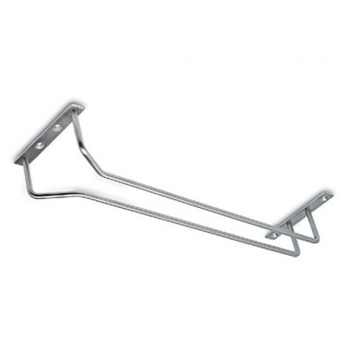 Support pour verre � pied - inox poli brillant