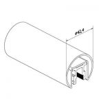 TUBE A FOND DE GORGE LED Ø42.4 mm - INOX 316