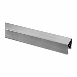 Tube inox � fond de gorge 40 x 40 mm